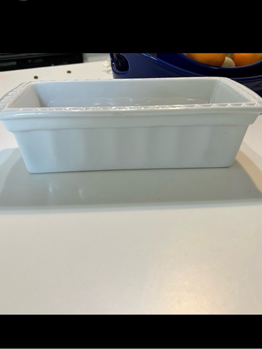 BIA Cordon Bleu White Rectangular Ceramic Baking Loaf Dish